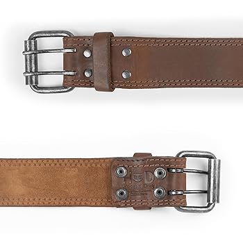 その他 HAMI BELT LEATHER BROWN Hide & Drink, Two Row Stitch Reinforced Leather Belt Rustic